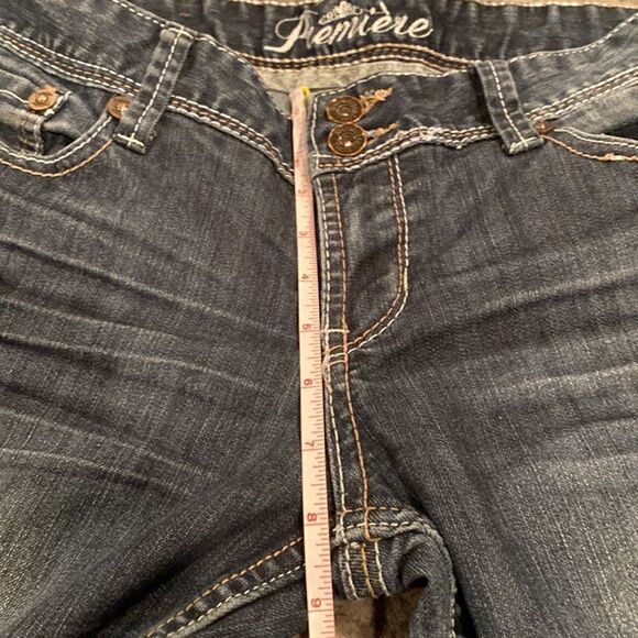 Premiere Jeans Trousers Size 9/10 Wide Leg - Picture 9 of 11